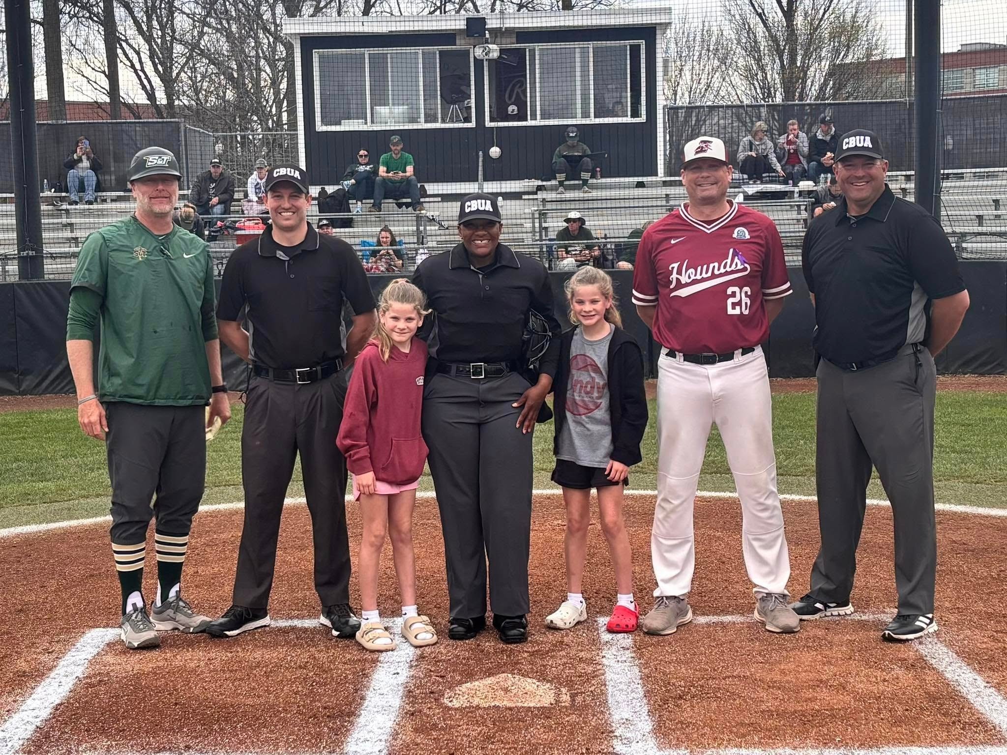 Group photo at CBUA baseball field
