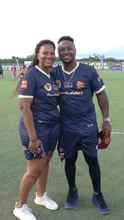 She Calls It All Foundation collaboration with Albies in Curaçao training athletes and umpires